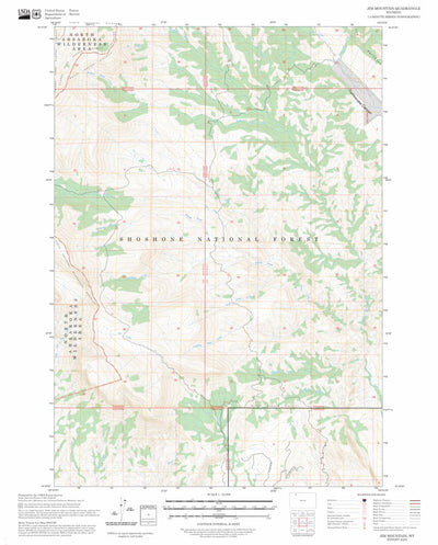 Jim Mountain, WY FSTopo Preview 1
