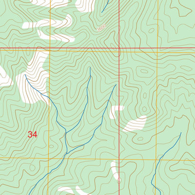 John Lewis Mountain, ID FSTopo Preview 2