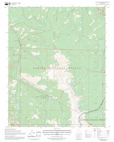 Jicarita Peak, NM FSTopo Preview 1