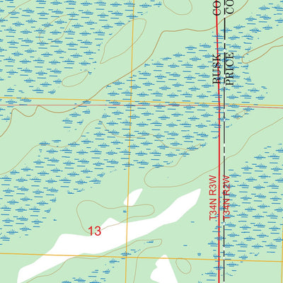 Jump River Fire Tower NW, WI FSTopo Preview 2