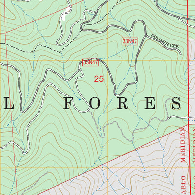 Junction City, CA FSTopo Preview 2