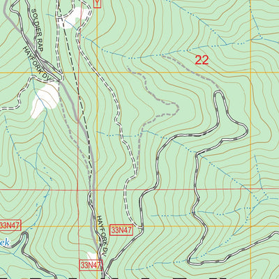 Junction City, CA FSTopo Preview 3