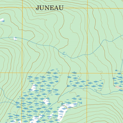Juneau B-2 SW, AK FSTopo Preview 2