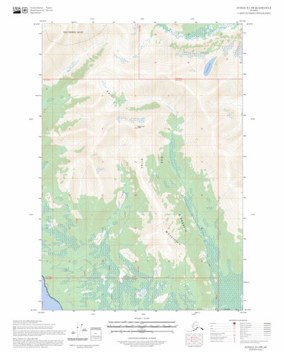 Juneau B-4 SW, AK FSTopo Preview 1