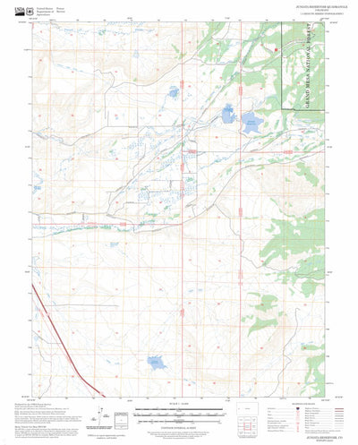 Juniata Reservoir, CO FSTopo Preview 1