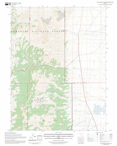 Kalamazoo Creek, NV FSTopo Preview 1