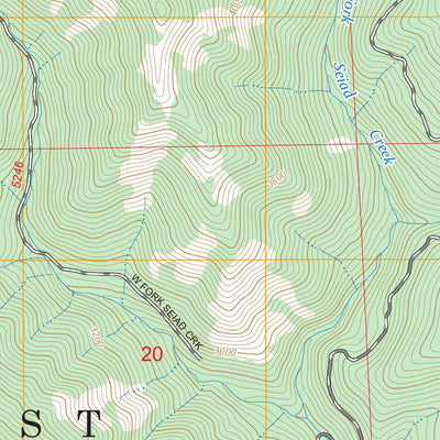 Kangaroo Mountain, CA FSTopo Preview 3