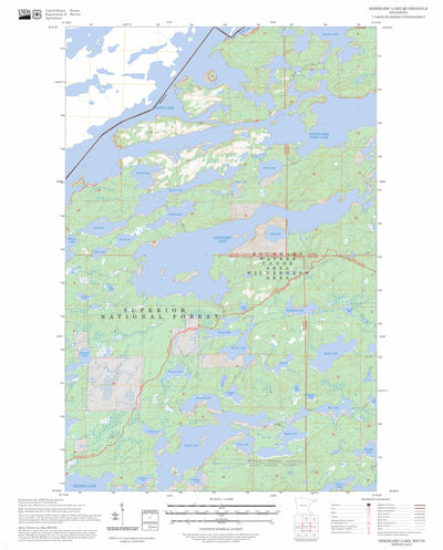 Kekekabic Lake, MN-ON FSTopo Preview 1