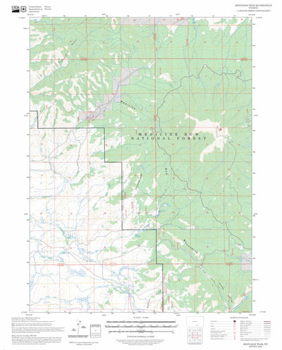 Kennaday Peak, WY FSTopo Preview 1