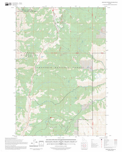 Kessler Creek, ID FSTopo Preview 1