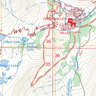 Kearsarge Peak, CA FSTopo Preview 3