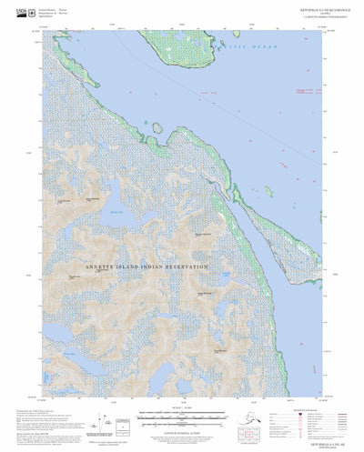 Ketchikan A-5 NE, AK FSTopo Preview 1