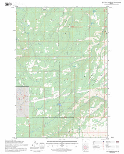 Ketchum Reservoir, OR FSTopo Preview 1