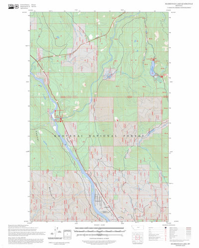Kilbrennan Lake, MT FSTopo Preview 1