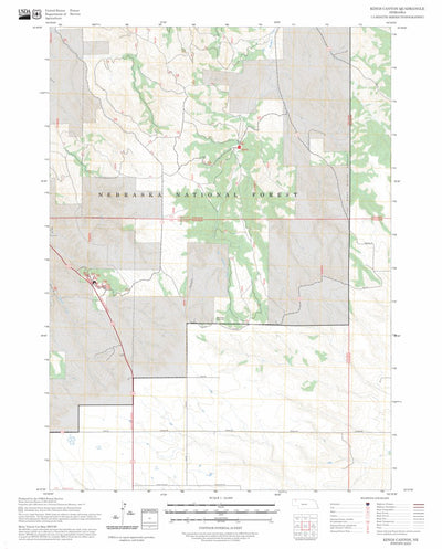 Kings Canyon, NE FSTopo Preview 1