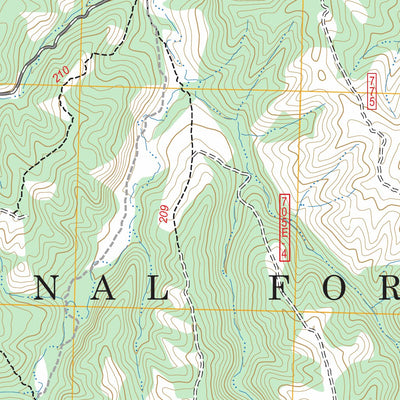 Kings Canyon, NE FSTopo Preview 3