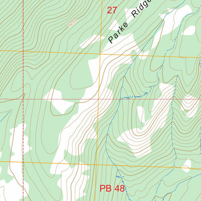 Kintla Lake, MT-BC FSTopo Preview 2