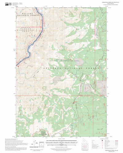 Kirkwood Creek, ID-OR FSTopo Preview 1