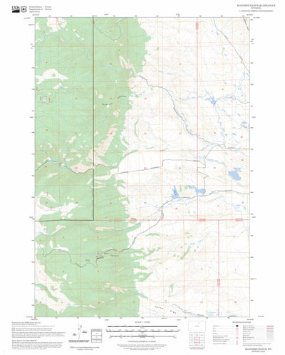 Klondike Ranch, WY FSTopo Preview 1