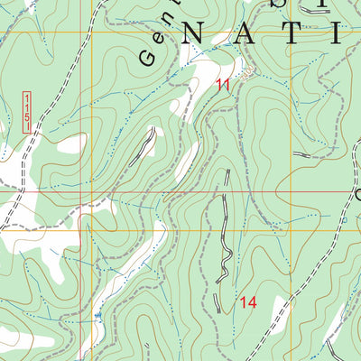 Knoll Lake, AZ FSTopo Preview 2