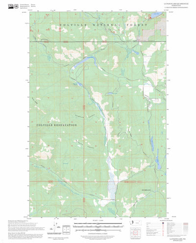 La Fleur Lake, WA FSTopo Preview 1