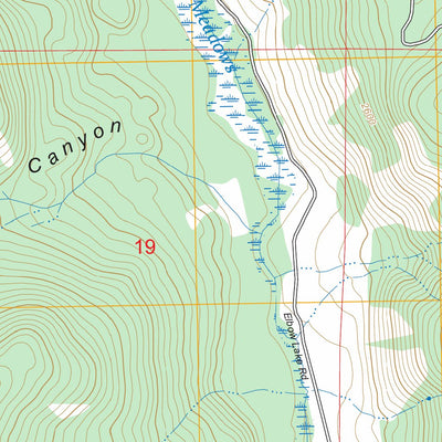 La Fleur Lake, WA FSTopo Preview 2