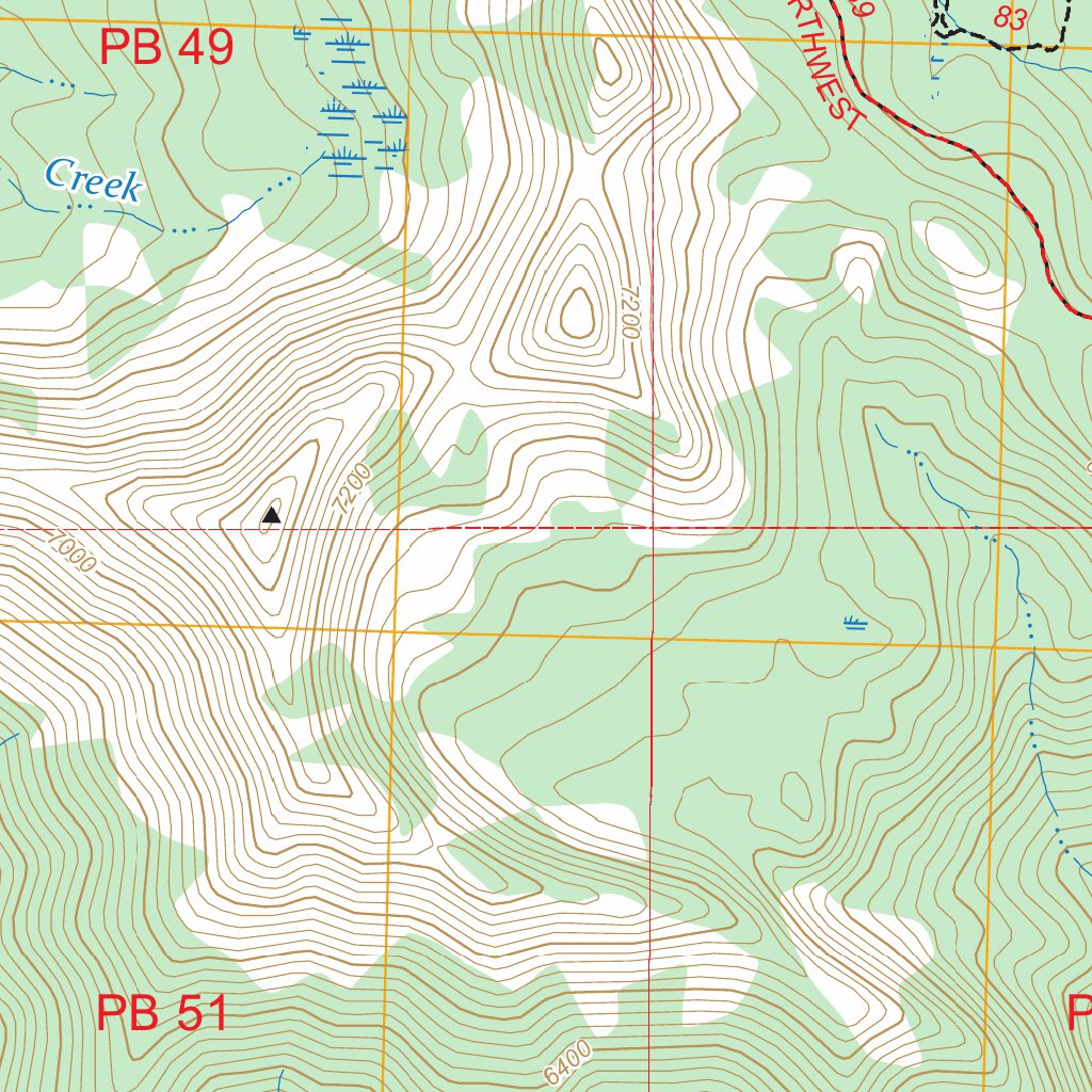 Ksanka Peak, MT-BC FSTopo Map by US Forest Service - Topo | Avenza Maps
