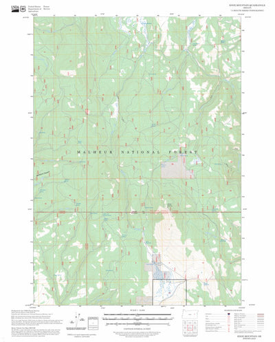 Knox Mountain, OR FSTopo Preview 1