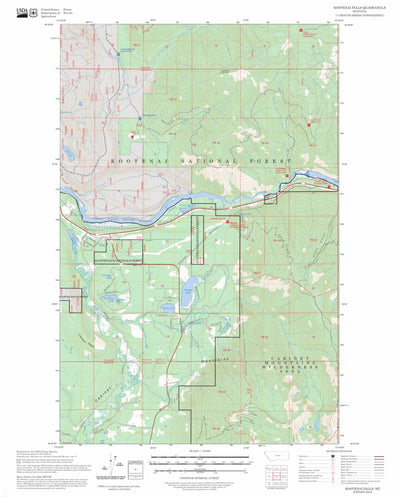 Kootenai Falls, MT FSTopo Preview 1