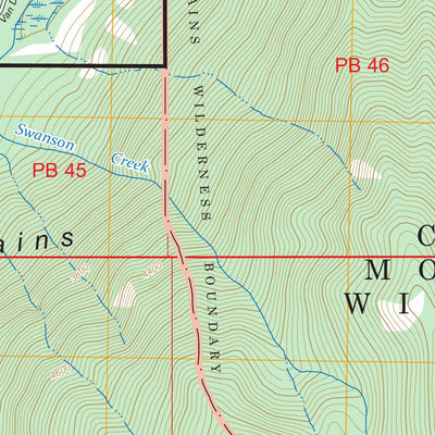 Kootenai Falls, MT FSTopo Preview 3