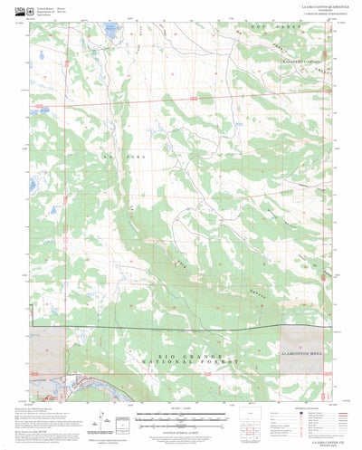 La Jara Canyon, CO FSTopo Preview 1