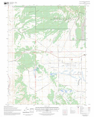 La Sal West, UT FSTopo Preview 1