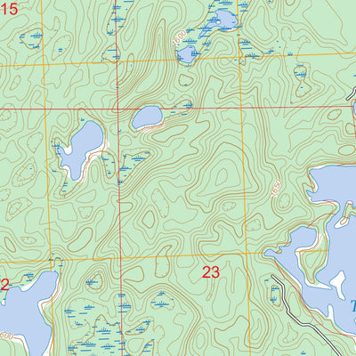 Lac du Flambeau, WI FSTopo Preview 3