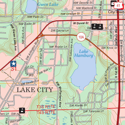 Lake City West, FL FSTopo Preview 3