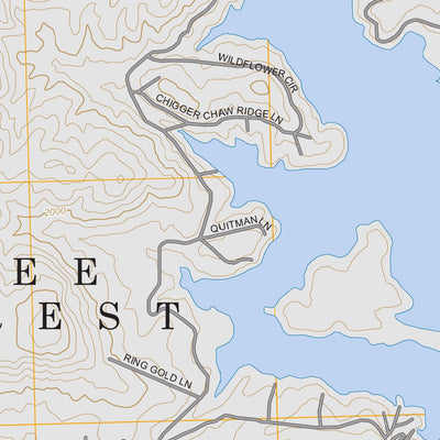 Lake Burton, GA FSTopo Preview 2