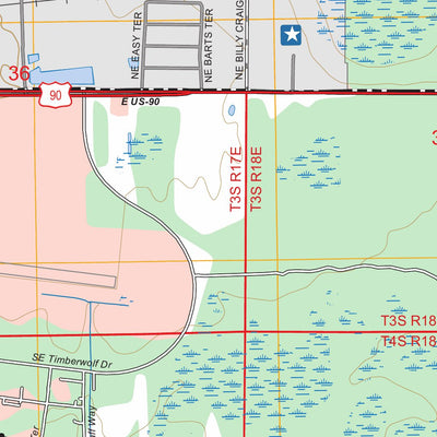 Lake City East, FL FSTopo Preview 2