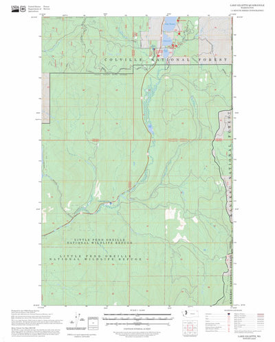 Lake Gillette, WA FSTopo Preview 1