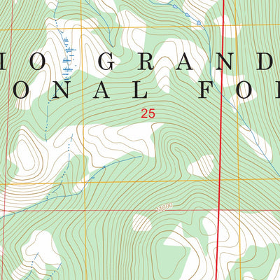 Lake Humphreys, CO FSTopo Preview 2