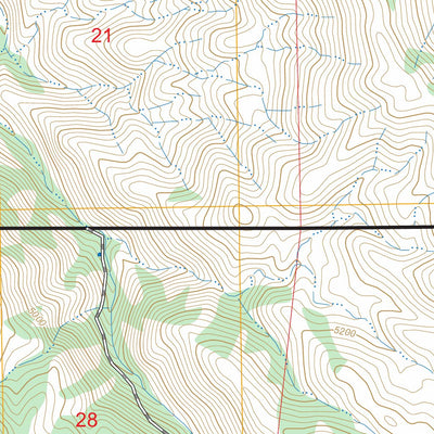 Lake Isabella South, CA FSTopo Preview 2