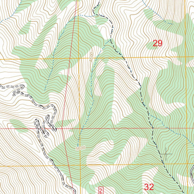 Lake Isabella South, CA FSTopo Preview 3