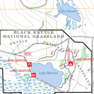 Lake Marvin, TX FSTopo Preview 3