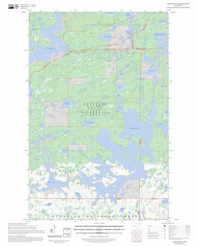 Lake Insula, MN FSTopo Preview 1