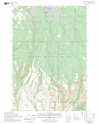 Lake Penland, OR FSTopo Preview 1
