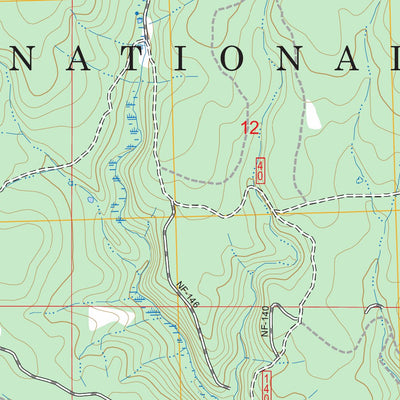 Lake Penland, OR FSTopo Preview 2