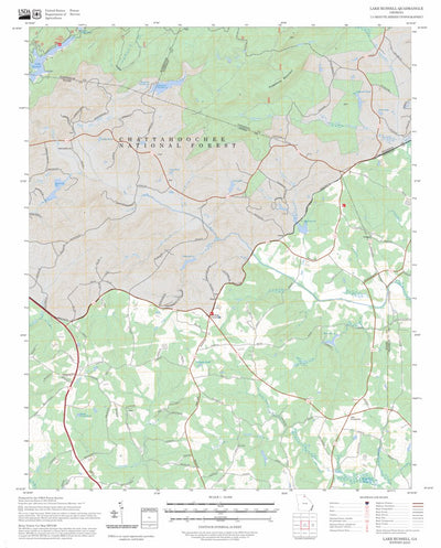 Lake Russell, GA FSTopo Preview 1