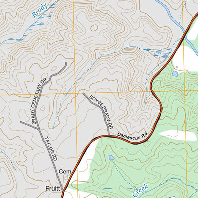 Lake Russell, GA FSTopo Preview 2