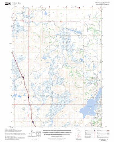 Lake Shastina, CA FSTopo Preview 1