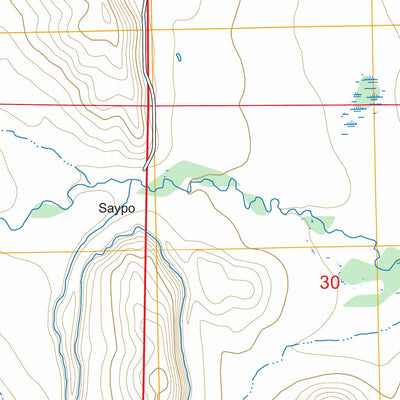 Lake Theboe, MT FSTopo Preview 2