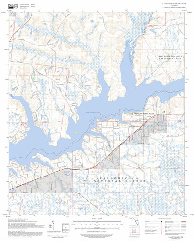 Lake Talquin, FL FSTopo Preview 1