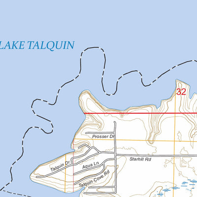 Lake Talquin, FL FSTopo Preview 2